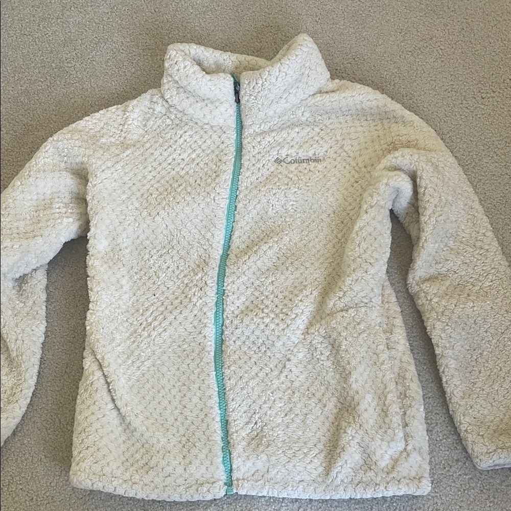 Columbia fleece zip up jacket-L (14/16)